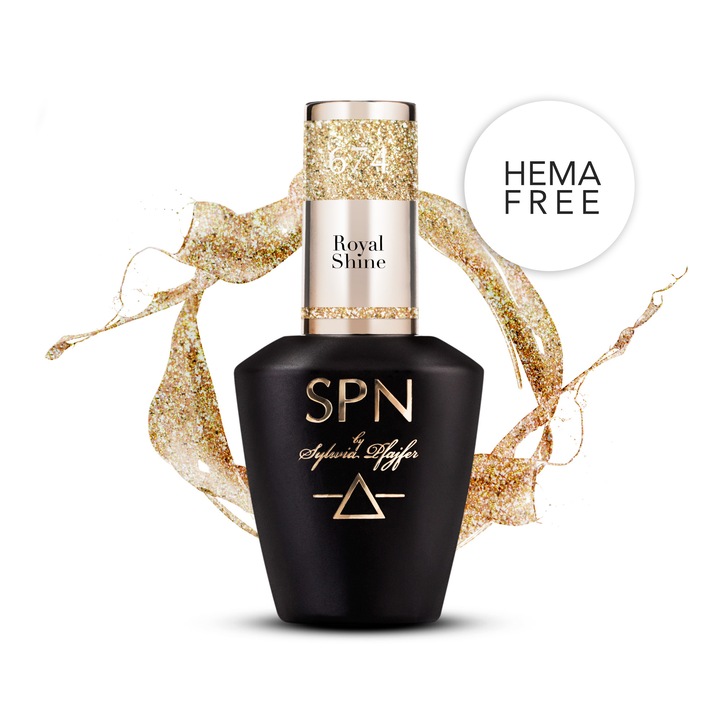 SPN Nails Royal Shine körömlakk, arany, 8ml