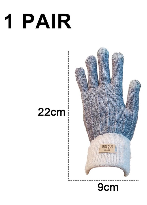 Manusi de iarna pentru femei, termice, calduroase, cu mansete elastice