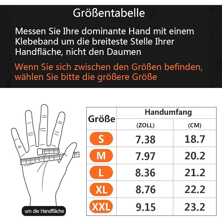 Férfi sportkesztyű, vízálló, fekete, 9-10cm