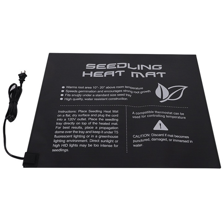 Covoras incalzire pentru germinare seminte 40W 20x20.75 inch