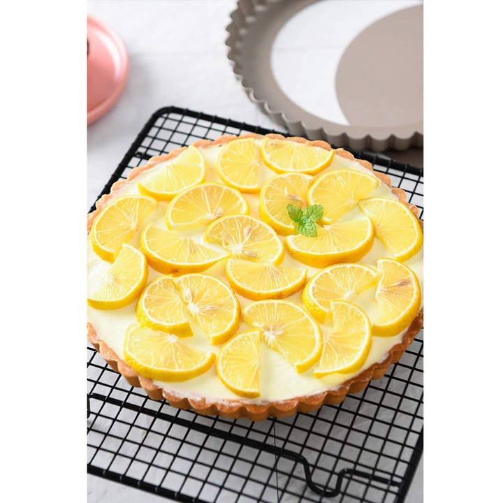 Tava copt tarta cu fund detasabil 20x20cm teflonata