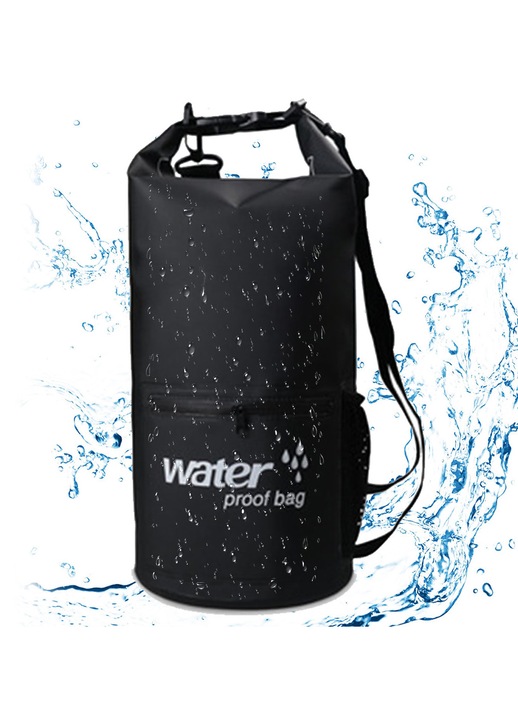 Vízálló sporttáska 20L, többszínű, 500D PVC