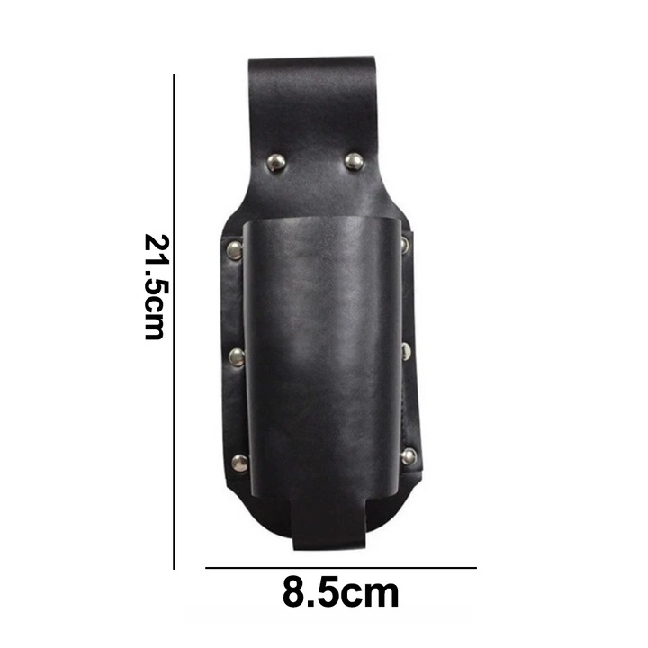 Bőrből készült sörösüveg tartó, klasszikus, barna, univerzális 12oz, 1.5inch szíj