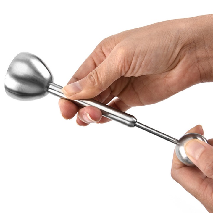 Ustensila bucatarie, separator coaja ou, inox, universal, 7x5cm
