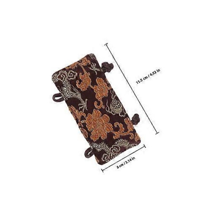 2 db teáskanna fogantyúvédő huzat, textil anyag, többszínű, 11.5x8x0.3cm