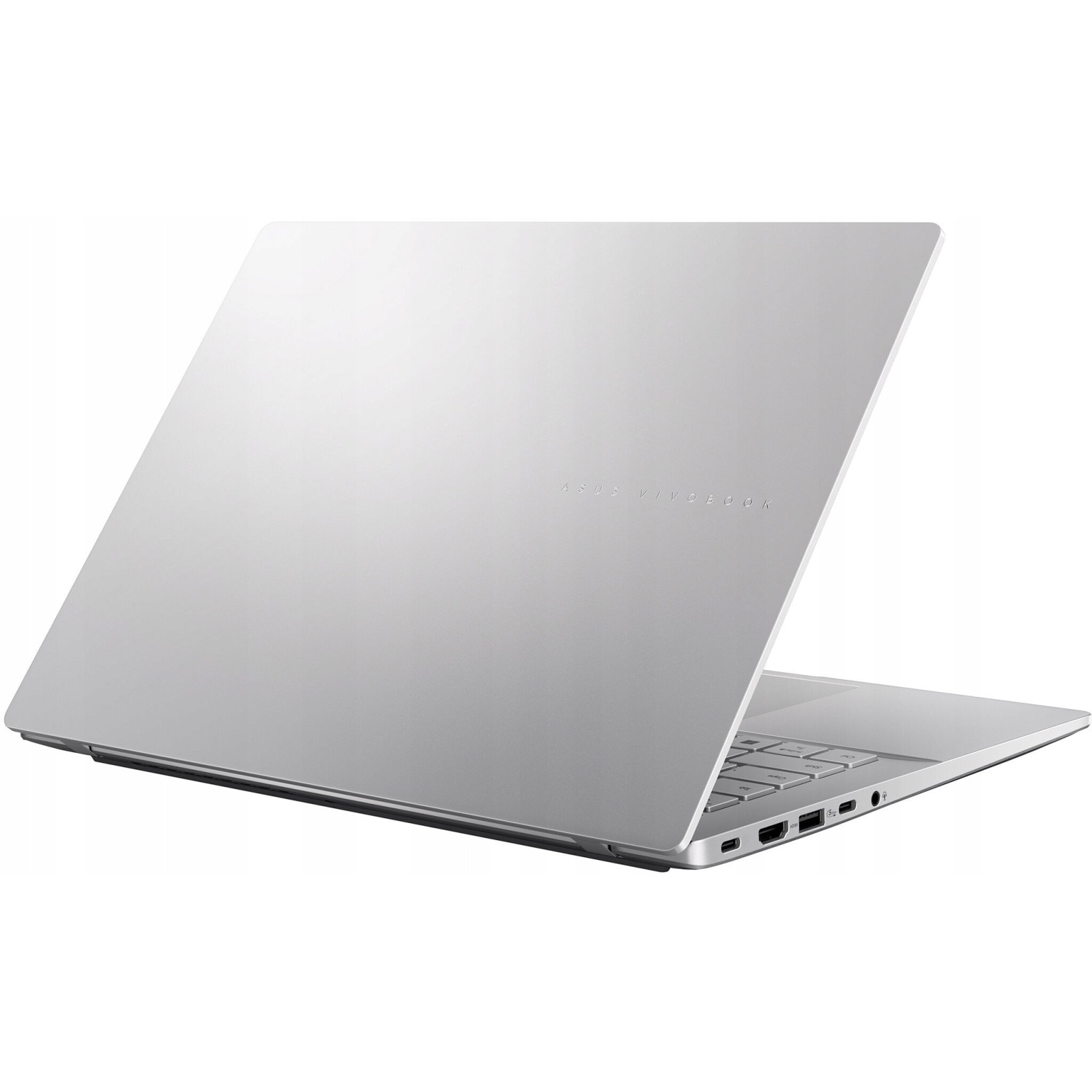 Laptop ASUS VivoBook S14, 14" WUXGA, AMD Ryzen™ AI 7 445 pana la 4.6 GHz, 16 GB RAM DDR5, 512 GB SSD, AMD Radeon Graphics, Windows 11 Home, Cool Silver 512 GB