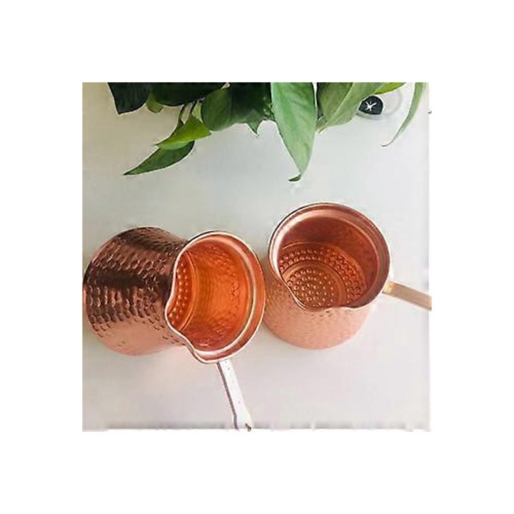 Ibrik török kávéfőző 320ml réz 7.3x8x11.8cm