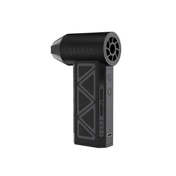 Mini turbina ventilátor, kefe nélküli motor, fekete, 28.8 cm