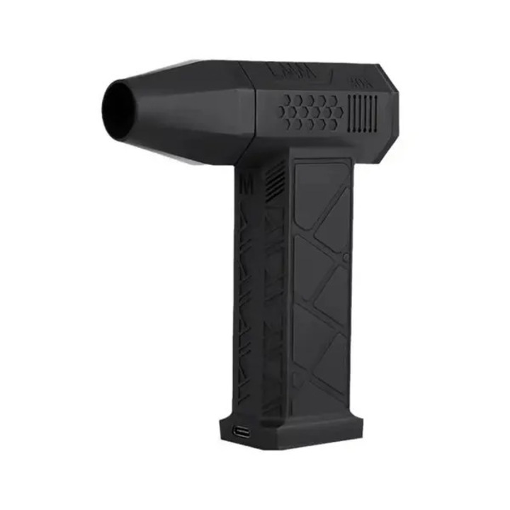 Suflanta de aer electrica reincarcabila FRU-CJK0424-260813-450, 3 trepte, motor 130000 RPM, viteza aer >52 m/s, incarcare USB-C, negru