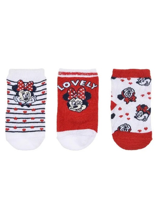 Disney Minnie egér fehér zokni csecsemőknek 0-6 hónap