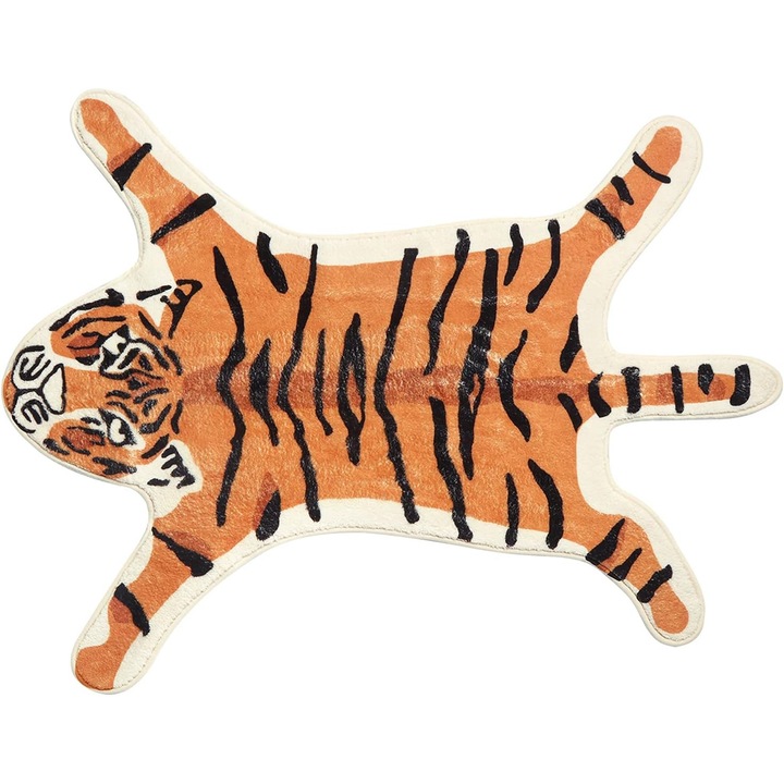 Gyerek szőnyeg, tigris, puha, csúszásmentes, 81x53cm