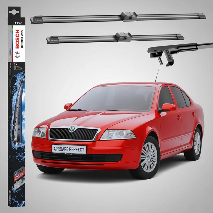 Első ablaktörlők Skoda Octavia II (1Z3) 2004.05-2004.10, Bosch Aerotwin A936S