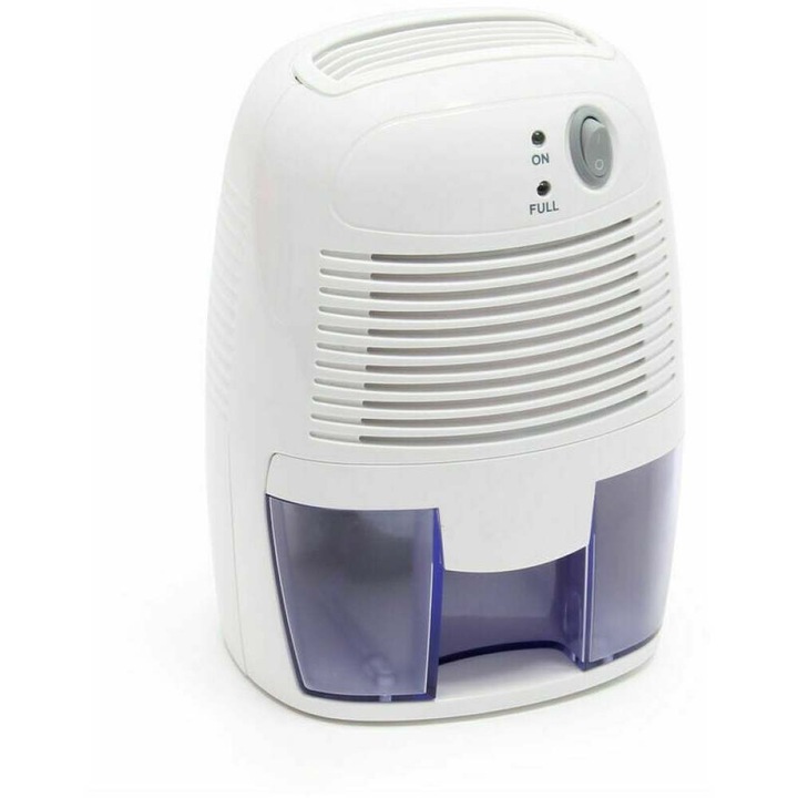 Dezumidificator 1.3L capacitate alb portabil oprire automata 20mp
