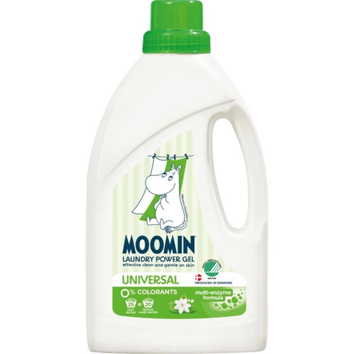 Mosószer Univerzális Mosógel Minden Textíliához, 900 Ml, Moomin