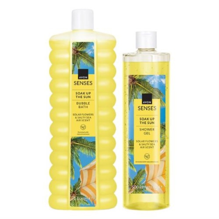 Set Gel de dus 500 ml +Spumant de baie 1000 ml, Avon