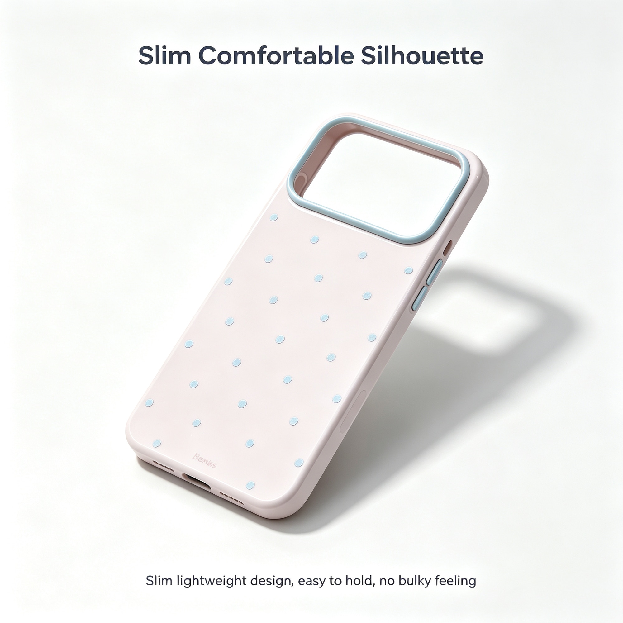 Husa telefon TPU, model buline retro si color-block, protectie soc, pentru iPhone 17 Pro Max, roz/albastru