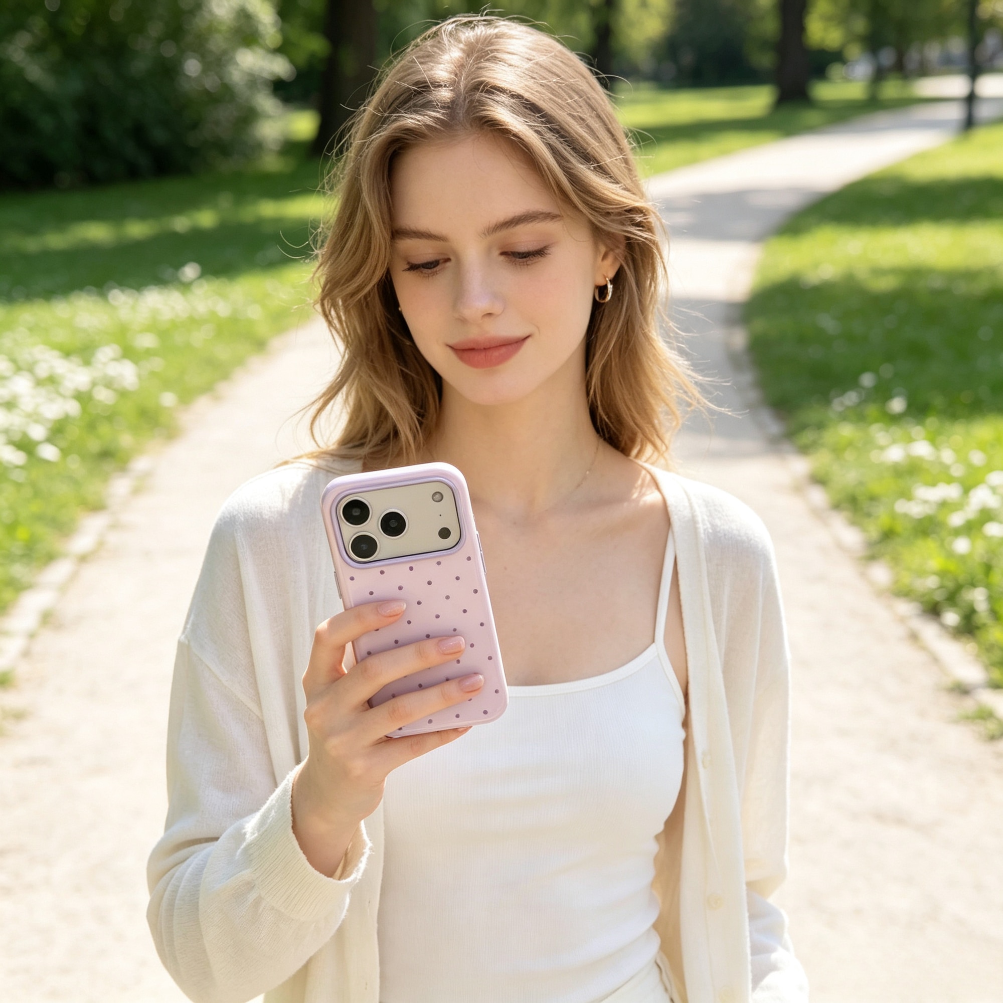 Husa telefon TPU, model buline retro si color-block, protectie soc, pentru iPhone 17 Pro
