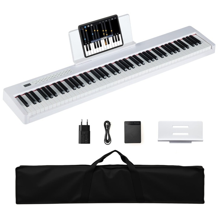 Pian digital 88 clape dimensiuni normale portabil instrument muzical premium