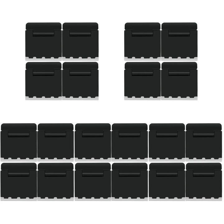 Suport laptop pliabil 20 buc negru 5.05x4.80x0.75cm
