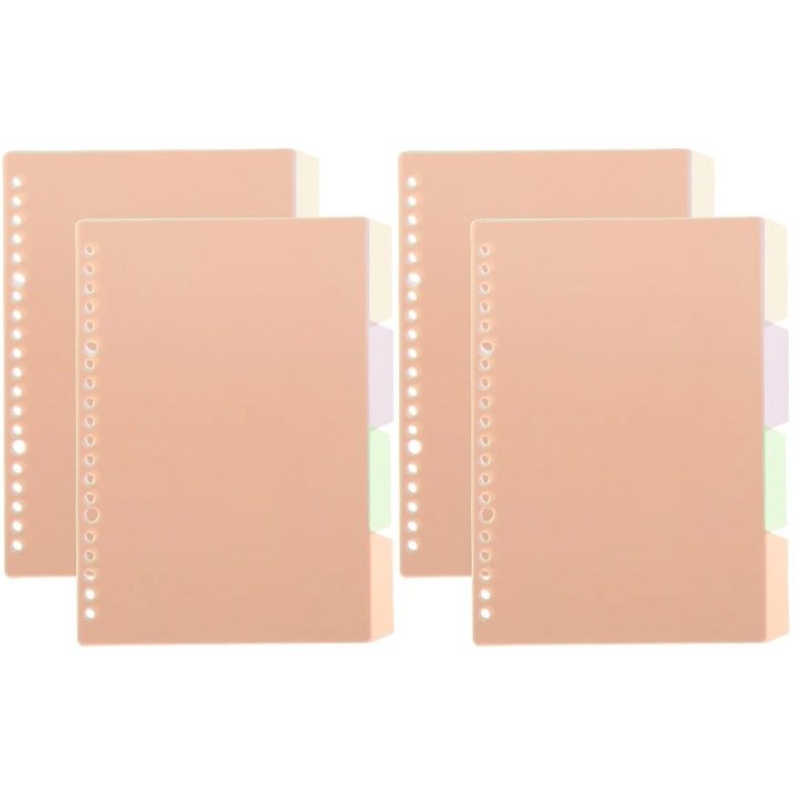 Set 20 separatoare index, multicolor, 21.2x15.5x0.2cm, PP