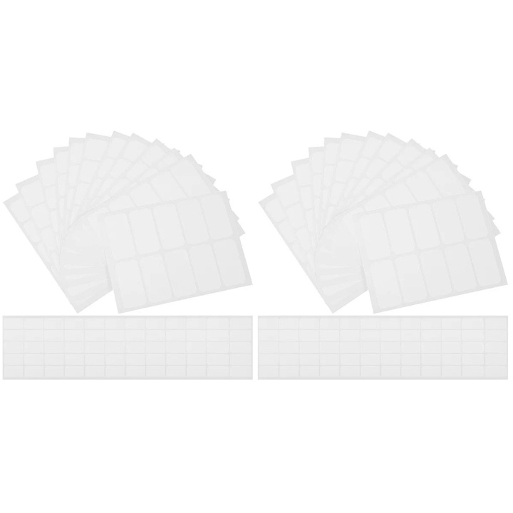 Etichete autoadezive pentru haine, alb, 3x1.5cm, set 240 buc