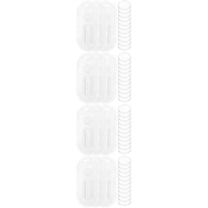 Set 176 discuri legare alb ABS 2.2x2.2x2.2cm