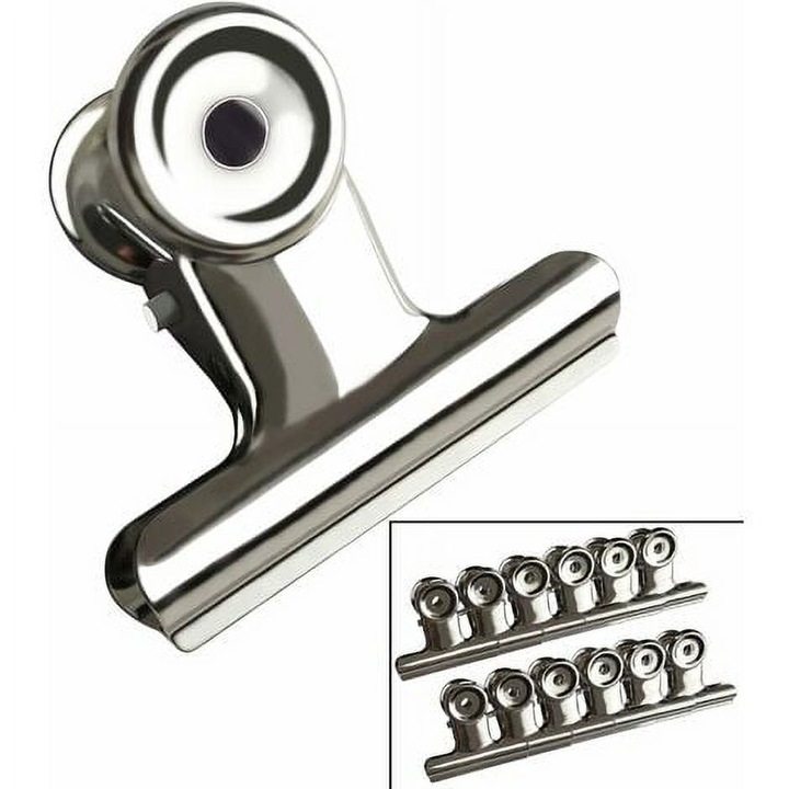 Set 12 clesti metalici pentru capsat, 38mm, argintiu, 0-20mm grosime prindere