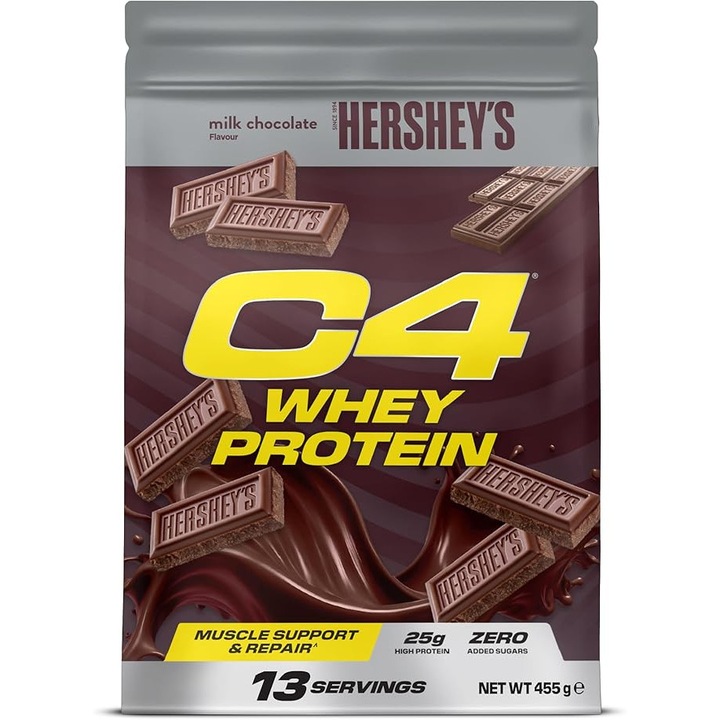 Proteine, Cellucor, C4 Whey Protein, Hershey's Chocolate, 481gr