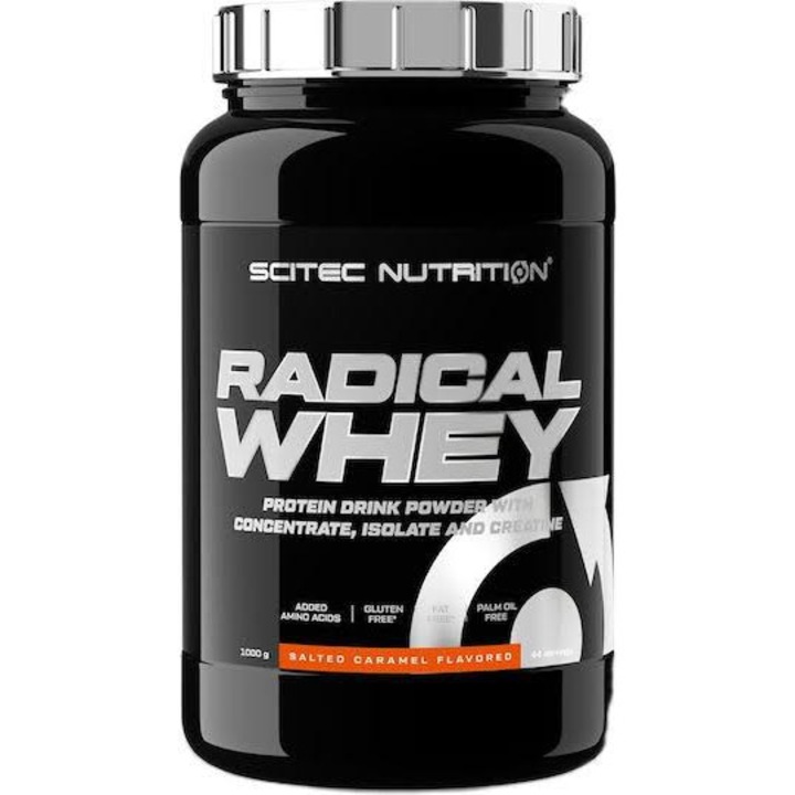 Fehérje, Scitec, Radical Whey, Sós Karamell, 1kg
