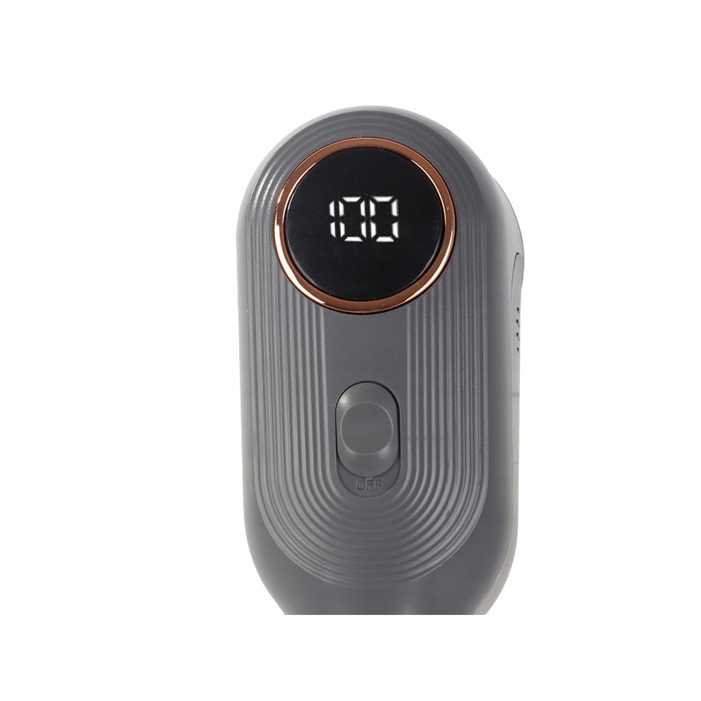 Aparat electric pentru scame haine cu ecran LCD reincarcabil USB 7W 6 lame din otel pentru pulovere tapiterie paturi si textile gri