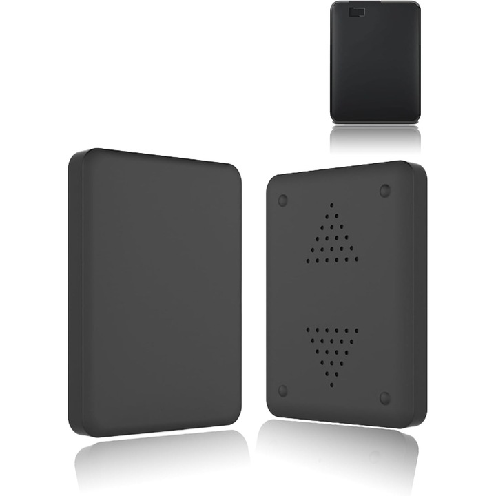 Carcasa Silicon Negru pentru Hard Disk Extern WD Elements 2TB