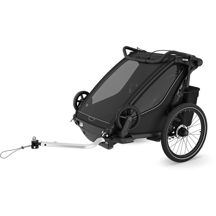 Carucior multisport double Thule Chariot Sport 2, Negru