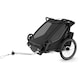 Carucior multisport double Thule Chariot Sport 2, Negru