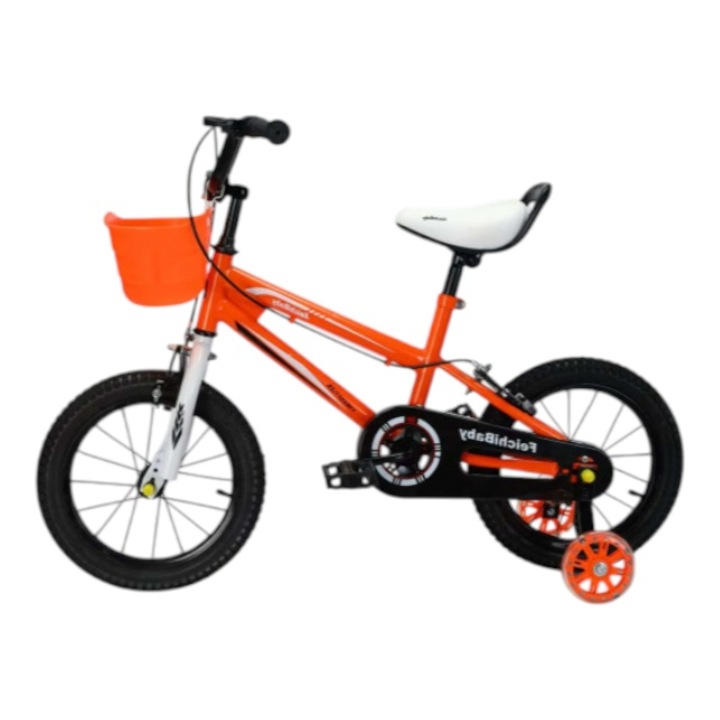 Bicicleta PENDAN Copii FeichiBaby, 18", Portocaliu