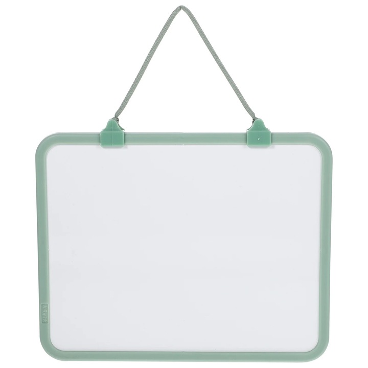 Tabla alba suspendabila magnetica, compacta, verde, 21.3x17x0.6cm