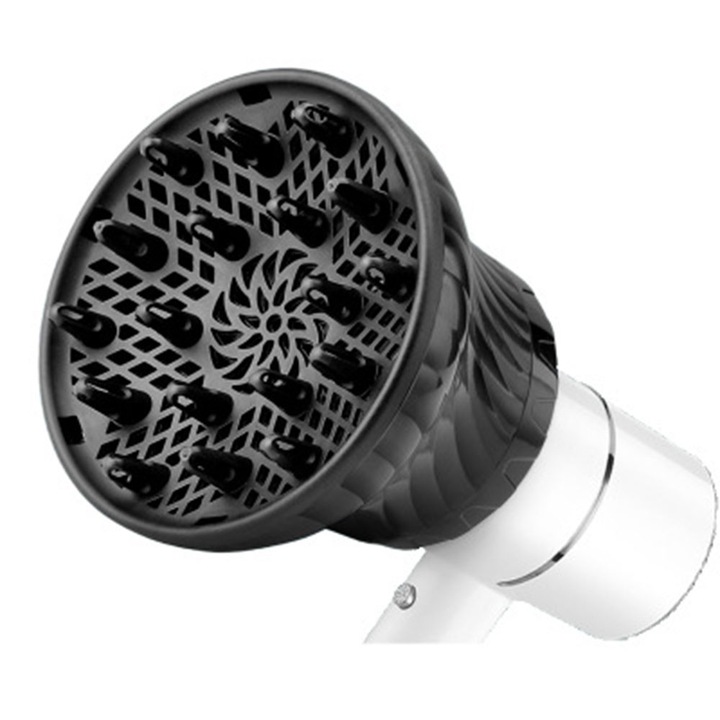Difuzor universal pentru uscator de par, negru, 17x17x14.5cm
