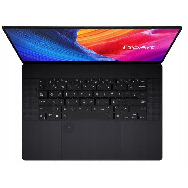Laptop ASUS ProArt P16, 16" WQUXGA Touchscreen, AMD Ryzen™ AI 9 HX 370 pana la 5.1 GHz, 32 GB RAM LPDDR5x, 1 TB SSD, NVIDIA® GeForce® RTX 5070 Ti 12 GB, Windows 11 Pro, Nano Black 1 TB