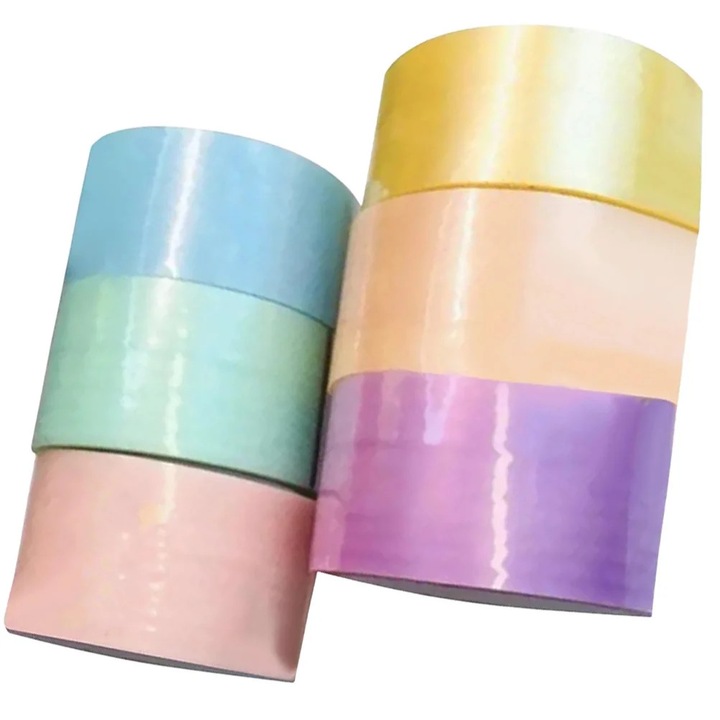Set 6 benzi adezive colorate pentru relaxare 9x9x4.8cm