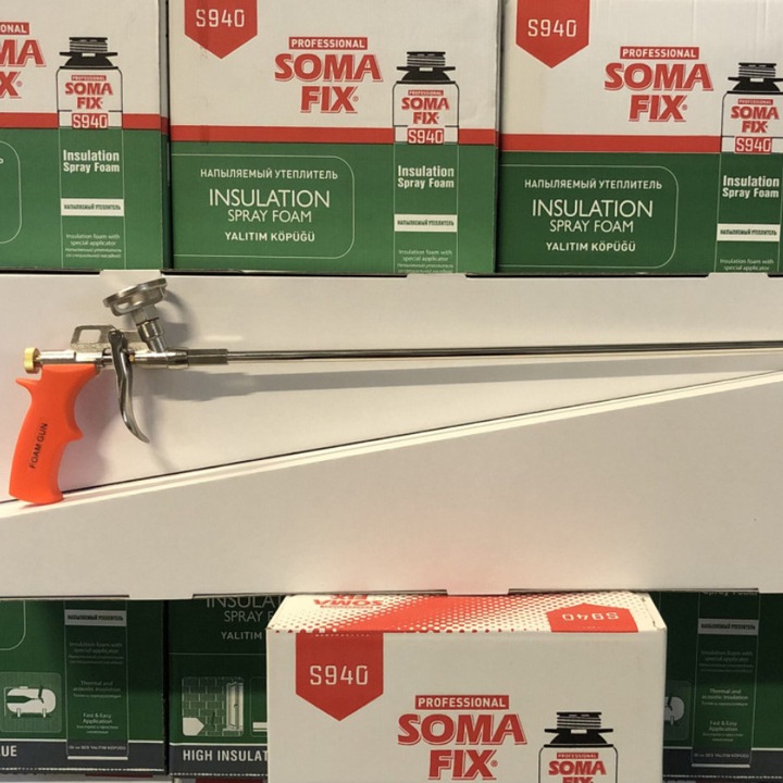 SomaFix hosszú purhab pisztoly, 1.2 kW, ergonomikus dizájn, 30x45cm