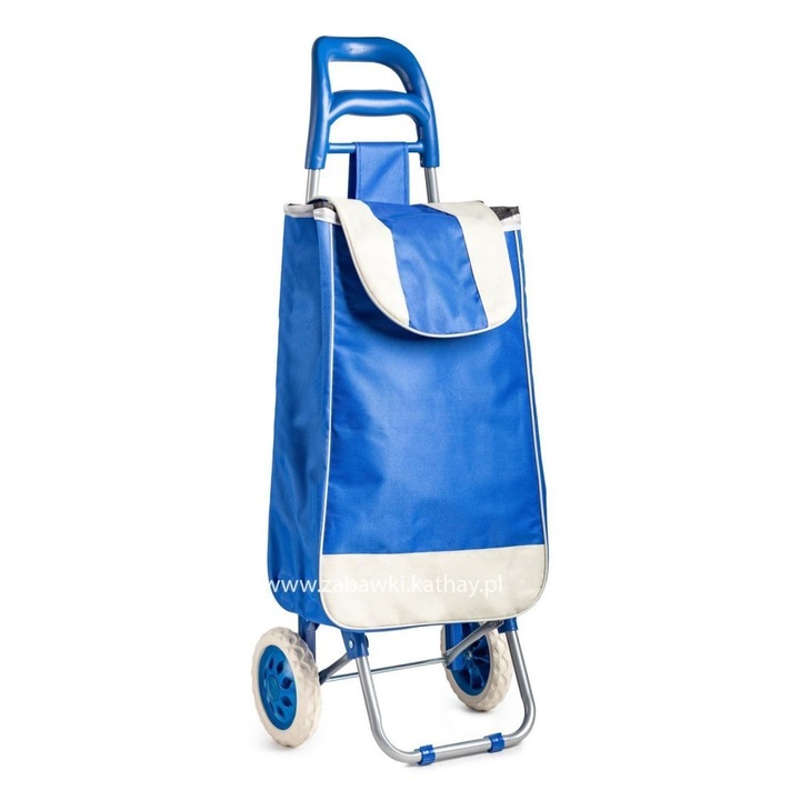 Bauerkraft bevásárlókocsi kék 53x30x19cm 25l 15kg