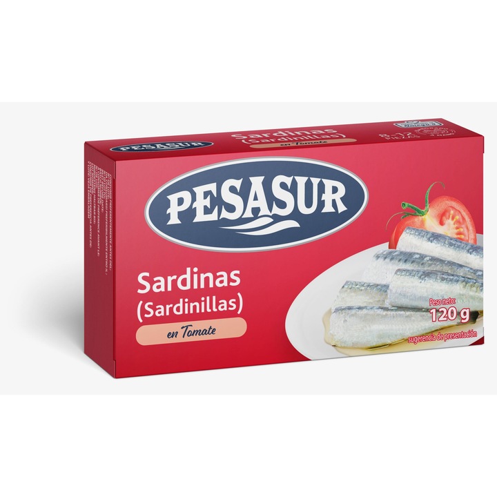 Sardine mici in sos de rosii PESASUR 120 g