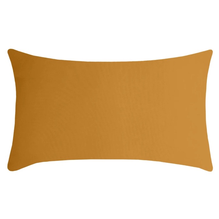 Perna Decorativa Nelson 30x50cm, MoftX, Culoare Mustar, 100% Poliester