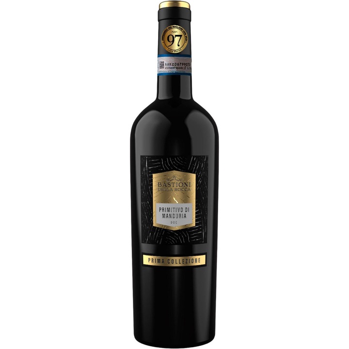 Vin Rosu Bastioni della Rocca Primitivo di Manduria DOC, Sec, 14.5%, 0.75l