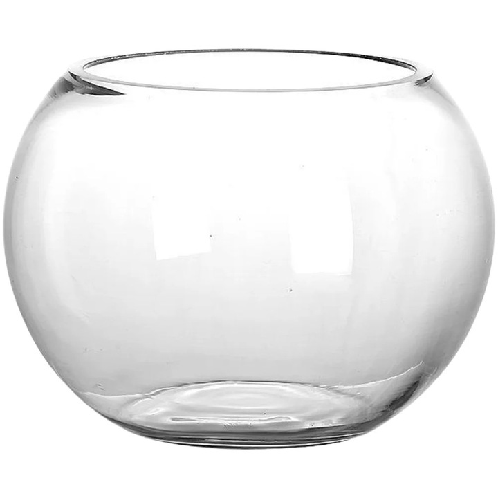 Acvariu sticla YANYXR transparent 18x18x13.5cm pentru pesti si plante