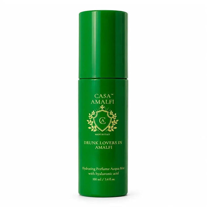 Casa Amalfi testpermet hialuronsavval, Drunk Lovers In Amalfi, gyümölcsös jegyek, kardamom, rebarbara és fehér fa, vegán formula, Olaszországban készült, 100 ml
