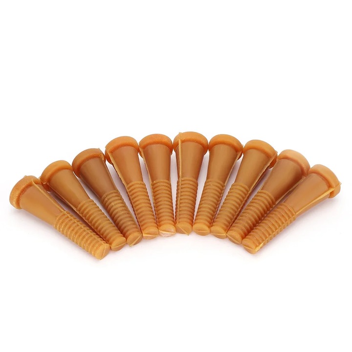 Set 10 bete cauciuc pentru indepartare pene pasari