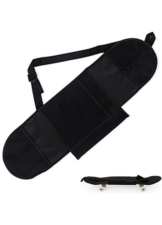 Geanta impermeabila pentru longboard - Geanta tote pentru skateboard pentru maximum 30 de inci, material Oxford durabil, Rucsac practic pentru transport si depozitare usoara