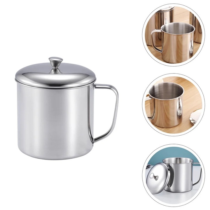 Cana apa inox, argintiu, 300ml