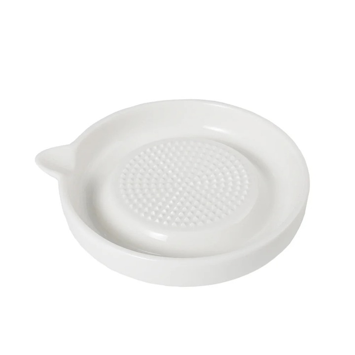 Razatoare ceramica pentru alimente, alb, 13.5x11.5x2.5cm