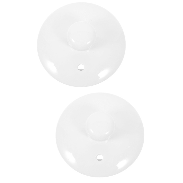 Capac ceramic pentru ceainic, alb, 5.5x5.5x3 cm